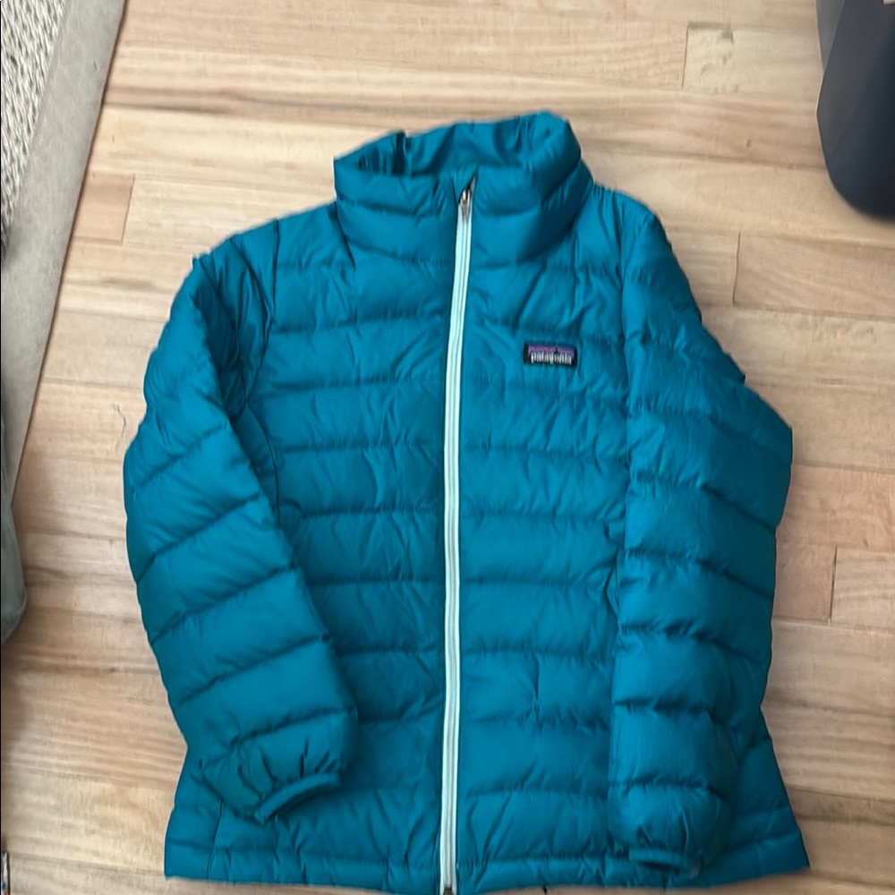 Patagonia Kids' Teal Puffer Jacket